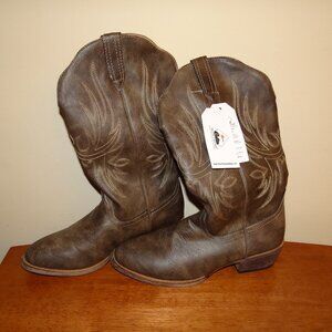 Silver Canyon Boot Company Womens Cowgirl Boots Brown Size 8.5
